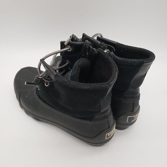Sperry Top-Sider Women's Size 6 M Syren Gulf Duck Black Bootie STS80422 Leather - Picture 7 of 14